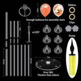 Rose Gold Balloon Stand Centerpieces for Birthday, Wedding, Bridal & Party Decor