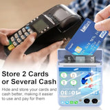 Designed For Samsung Galaxy Z Flip 7 Case, Flip 7 Wallet Case With Card Holder & Screen Protector & Hinge Protection Shockproof Durable Phone Cover (Purple)