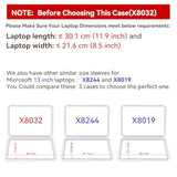 Smatree Hard Protective Sleeve Compatible for 13.3 inch HP EliteBook 8 Flip G1i,for 13.8 inch Microsoft Surface Laptop Copilot+PC/Surface Laptop 7,for 13.3inch DELL Latitude 7340 or 2-in-1 Case(X8032)