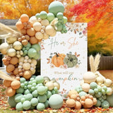 Fall Pumpkin Gender Reveal Balloon Set: Autumn Party Decorations