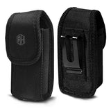 Military Grade Cell Phone Case,Rugged Pouch Holster Inhale Holder Clip Belt Flip Phone Case Fits Kyocera Cadence S2720, Duraxtp, Duraxv Lte, Duraxv Plus, Duraxe, Most Large Flip Phones & Insulin Pumps
