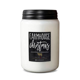 - Farmhouse Christmas - 26Oz Beeswax And Soy Candles - Farmhouse Collection - 100% Natural, Paraffin Free, With Premium Fragrance Oil, Glass Jars With Lids