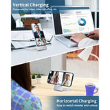 Magnetic Wireless Charger Mag-Safe Charger For Iphone 16/15/14/13/12 Series Convertible Magnet Wireless Charging Stand/Pad With 5Ft Cable For Iphone And Airpods 2/3/Pro 2/Pro