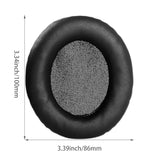 Hd 485 Replacement Ear Pads Compatible With Sennheiser Hd 485 Headphones, Earpads Cushions With Protein Leather And Memory Sponge Production (Black)