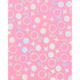 Bachelorette Party Iridescent Foil Confetti - 200 Pc | Engagement Party Decoration, Diamond Ring Table Decor, Bride To Be Bridal Shower Supplies, Engaged Era Decor