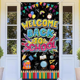 Welcome Back to School Banner Classroom Door Decoration for First Day
