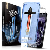 2 Pack for Google Pixel 8 Tempered Glass Screen Protector, Auto Dust-Elimination, Bubble Free, HD Clear, Easy Installation