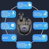 Ai Language Translation Earbuds - Translation Earbuds Real Time, 144 Languages Online Translation, Two-Way Translator With App For Ios For Android, Simultaneous Translation Bluetooth 5.4
