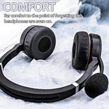 Evolve 75 Ear Pads - Replacement Ear Cushion Foam Compatible With Jabra Evolve 75 75+ 75 Uc / 75 Ms Headset Headphone With Microphone Foam