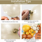 Orange Yellow Balloon Arch Kit: Latex Party Decorations