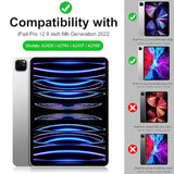 New Ipad Pro 12.9 Case 6Th Generation 2022 / 5Th Gen 2021/ 4Th Gen 2020 With B