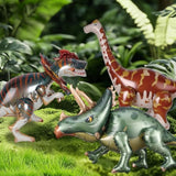 3-pc large 38" self-standing dinosaur balloons for kids’ dino-themed birthday décor