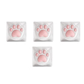 4Pcs And Cat Claw Keycaps 3D Keycaps Oem Keys Caps For Mechanical Keyboards Keyboards Accessories