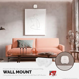 Drill Free Wall Mount For Eero Pro 6 & Eero Pro 6E Mesh Wifi Router (Not Compatible With Other Eero Models), Strong Vhb Adhesive, Easy Install Holder Bracket, No Mess, Increase Range & Reduce Clutter