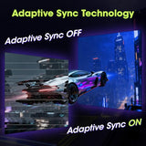 24 Inch Gaming Monitor 200Hz Fhd 1080P Fast Ips Computer Monitor, 110% Srgb 1Ms Hdr Support Adaptive Sync, Eye Care Vesa Mount Hdmi 2.0 | Display Port 1.4 White Monitor, Amzg24X1W