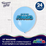 24pk Official PJ Masks Balloons — Licensed Latex Birthday Party Decorations