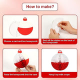 10Pcs Gone Fishing Honeycomb Ball Decorations Centerpieces For Tables Bobber Paper Hanging Ceiling Sign Fishermen Themed Party Supplies For Fishing Theme Party Birthday Baby Shower Party Favor