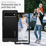 Spigen Rugged Armor Designed for Google Pixel 6 Case (2021) - Matte Black