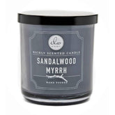 Sandalwood Myrrh Richly Scented Candle Single Wick Hand Poured 4 Oz