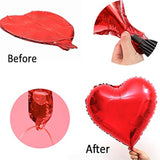18 Inch Red Mylar Heart Balloons Foil Balloons For Valentines Day Wedd