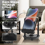 Steps Counter Compatible For Po-Ke-Mon Go Walker Phone Swing Accessories Cellphone Pedometer (Usb Cable) (Easy Installation) (Mute Version) Egg Hatcher Rocker Quick Steps Earning Device - Black