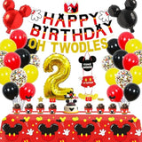 57-Pc “Oh Twodles” 2nd Birthday Party Decoration Set