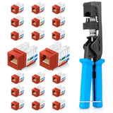 Bundle β 2 Items: Easyjack - Speed Termination Tool + 20 Pack Of Rj45 Cat6/5E