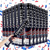 12pcs Multicolor Biodegradable Confetti Cannons 12in Party Popper Decor
