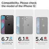 Spigen Liquid Air Designed for iPhone 12 Pro Max Case (2020) - Matte Black