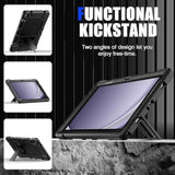 Case For Samsung Galaxy Tab A9+/A9 Plus 11” 2024 Model (Smx210/X216/X218), Heavy Duty Shockproof Rugged High Impact Protective Case, Black
