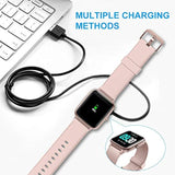Compatible With Eigiis Ke3 Smartwatch Charger, Magnetic Replacement Charger Compatible With Eigiis, Klogipow, Jelloo, Wituser, Vopoco, Lanikar Dwtke3, Ke2, Ke3, Ew5 Smart Watch (Black)