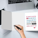 Romantic Love Poem Valentine'S Day Card, Sweet Valentines Day Card For Him Her, If I Had To Live My Life All Over Again...