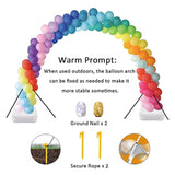 20Ft Balloon Arch Kit, Balloon Arch Stand For Birthday Party Wedding Graduation Decorations, Baby Shower Garden Arbors Photo Backdrop Party Supplies, 9Ft-H X 10Ft-L