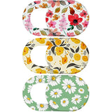 Cute Laptop & Phone Camera Cover 3-Pack Ultra-Thin Flowers Privacy Slider