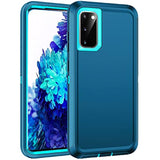 For Galaxy S20 Fe 5G Case,Shockproof Dropproof Dustproof 3-Layer Full Body Protection Rugged Heavy Duty High Impact Hard Cover Case For Galaxy S20 Fe 6.5 Inch,Turquoise