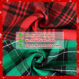 Big Fabric Christmas Gift Bags 20X15 15X12Inch, 6Pcs Cotton Gift Wrapping Sacks Cloth Pouches For Xmas Presents Party Favor