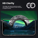 Compatible With Iphone 12 / Iphone 12 Mini Camera Lens Protector, 9H Tempered Glass Camera Cover Screen Protector For Iphone12 Mini 5.4 Inch / Iphone12 6.1 Inch 2020 (Diamond)