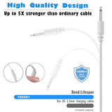 2 Pack 2.7FT USB to DC 2.5mm Charging Cable Replacement Power Cord Adapter