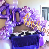 90pcs Purple Balloons Mixed Sizes Garland Arch Kit Party Decorations