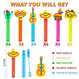 Fiesta Party Favors,24Pcs Mexican Taco Bubble Wand For Cinco De Mayo Fiesta Birthday Party Supplies,Classroom Prizes Pinata Goodie Bag Stuffers Gifts