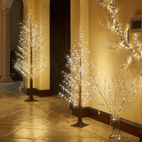 Lighted Branches Brown 32In 200 Warm White Fairy Lights, Lighted Willow Branches With Timer, Dimmer For Home Bedroom Fir