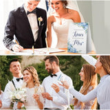 How Many Kisses Bridal Shower Game (1 Sign + 50 Cards), Blue Floral Bridal Shower Games, Something Blue Before I Do Decorations, Bachelorette Guessing Game, Kisses In The Jar Sign -Ghmk05