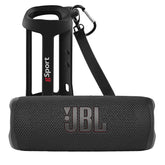 JBL FLIP 6 Waterproof Portable Speaker Bundle with gSport Silicone Sleeve (Black)