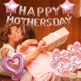 HAPPY MOTHER'S DAY Balloon Set Decoration for Mother's Day Party (PINK)