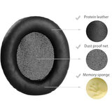 Hd 485 Replacement Ear Pads Compatible With Sennheiser Hd 485 Headphones, Earpads Cushions With Protein Leather And Memory Sponge Production (Black)