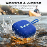 Portable Speaker Wireless Bluetooth Speakers - Waterproof Speakers With 16 Hours Of Playtime, Loud Stereo Sound, Built-In Mic, Tws, Mini Outdoor Speaker With Carry Lanyard, Blue