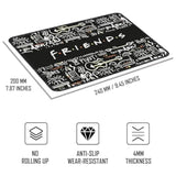 Friends Merchandise Mouse Pad For Desk, Computer Or Gaming Mousepad, Friends Merch Mouse Mat, Funny Friends Gifts For Coworkers, Friends, Families Or Friends Tv Show Fans