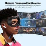 Facial Interface Compatible Accessories With Meta Quest 3S: Face Cover Pad For Oculus Quest 3S - Sweat-Proof Pu Leather Face Cushion - Not Compatible With Quest 3