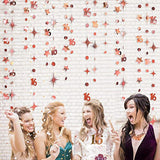 Rose Gold #16 Garland Kit Circle Dot & Star Streamers for Sweet Sixteen & Wedding