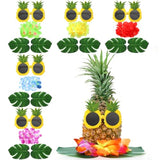 6 Sets Christmas Pineapple Table Centerpieces Luau Party Table Decorations Tropical Decor For Beach Summer Party